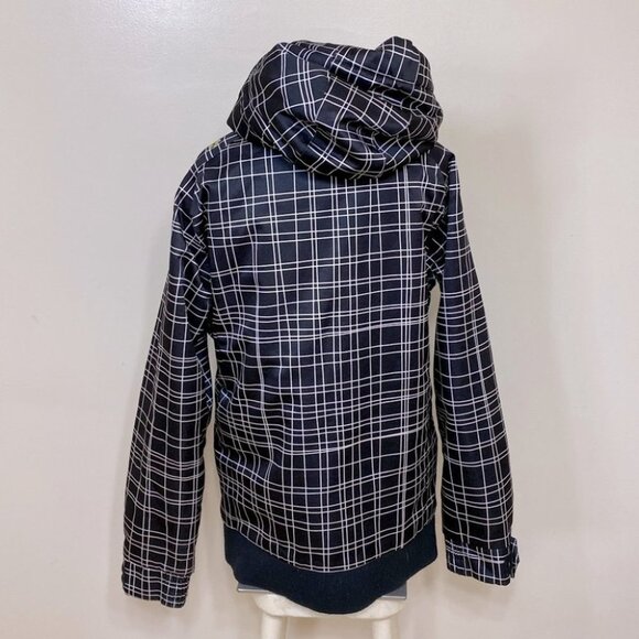 Billabong Altyr Winter Ski Snowboard Coat Black & White Lines S - Picture 15 of 16